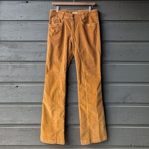 Royal Robbins Golden Marigold Bootcut Corduroy Pants Size 8 Stretchy